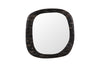 Phillips Collection Home Decor Phillips Collection Morphic Petrified Mirror, Rounded, Black Frame