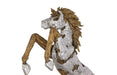 Phillips Collection Home Decor Phillips Collection Mustang Horse Armored Sculpture, Rearing, Wood Base