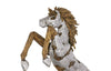 Phillips Collection Home Decor Phillips Collection Mustang Horse Armored Sculpture, Rearing, Wood Base