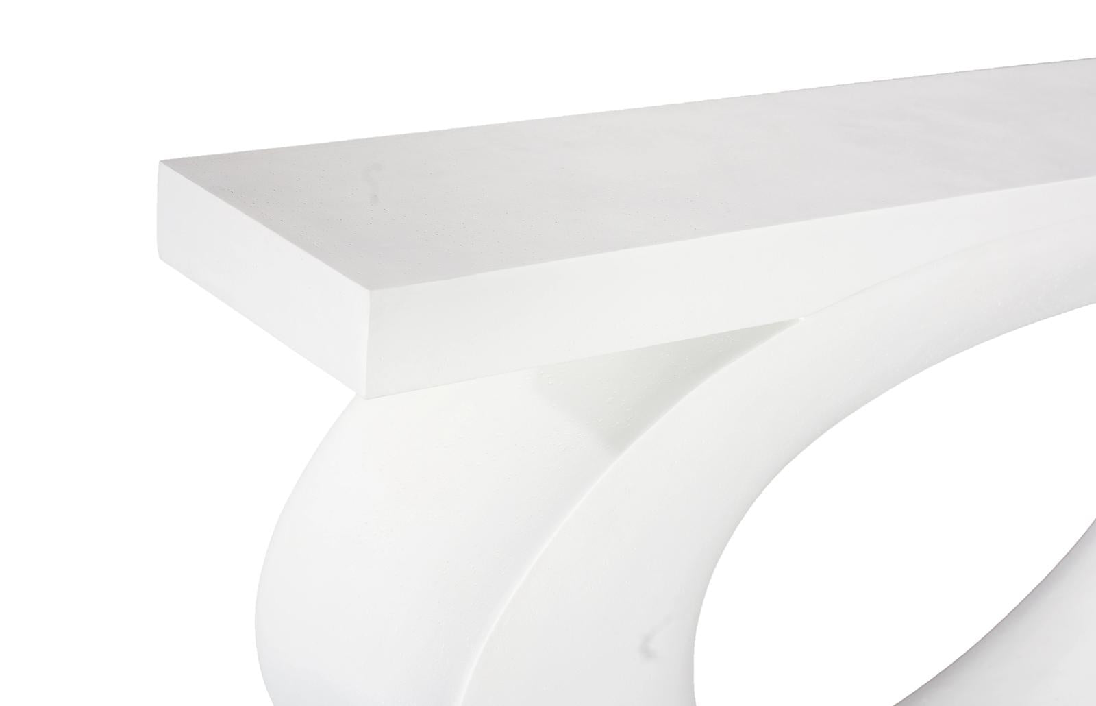 Phillips Collection Home Decor Phillips Collection Nimbus  Console Table, White Stone