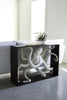 Phillips Collection Home Decor Phillips Collection Octo Framed Console Table, Wood Frame, White
