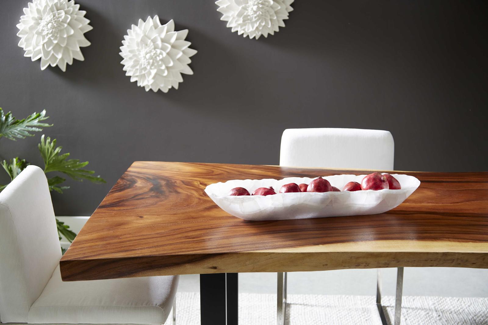 Phillips Collection Home Decor Phillips Collection Onyx Canoe Bowl, White