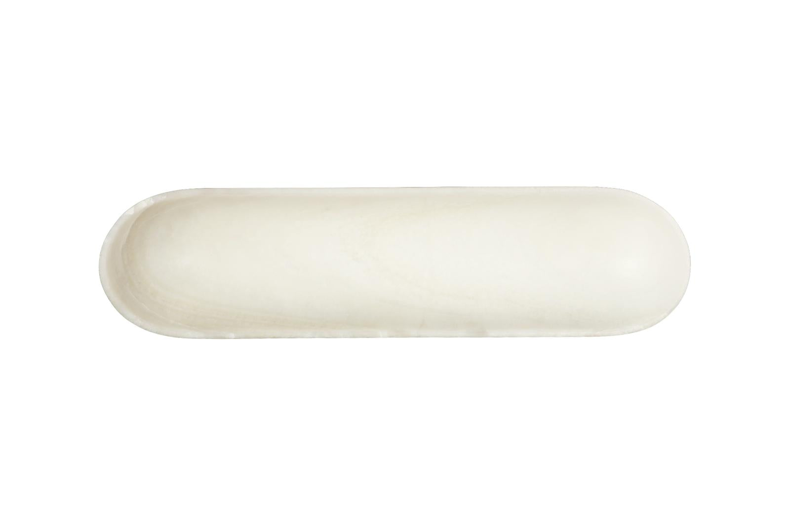 Phillips Collection Home Decor Phillips Collection Onyx Canoe Bowl, White