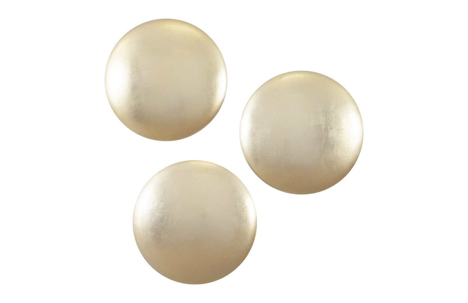 Phillips Collection Home Phillips Collection Orb Wall Tiles, Set of 3, Gold Leaf