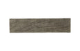 Phillips Collection Home Decor Phillips Collection Origins Straight Edge Bench, Gray Stone, Satin Black Legs TH108706
