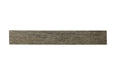 Phillips Collection Home Decor Phillips Collection Origins Straight Edge Bench, Gray Stone, Satin Black Legs TH108709