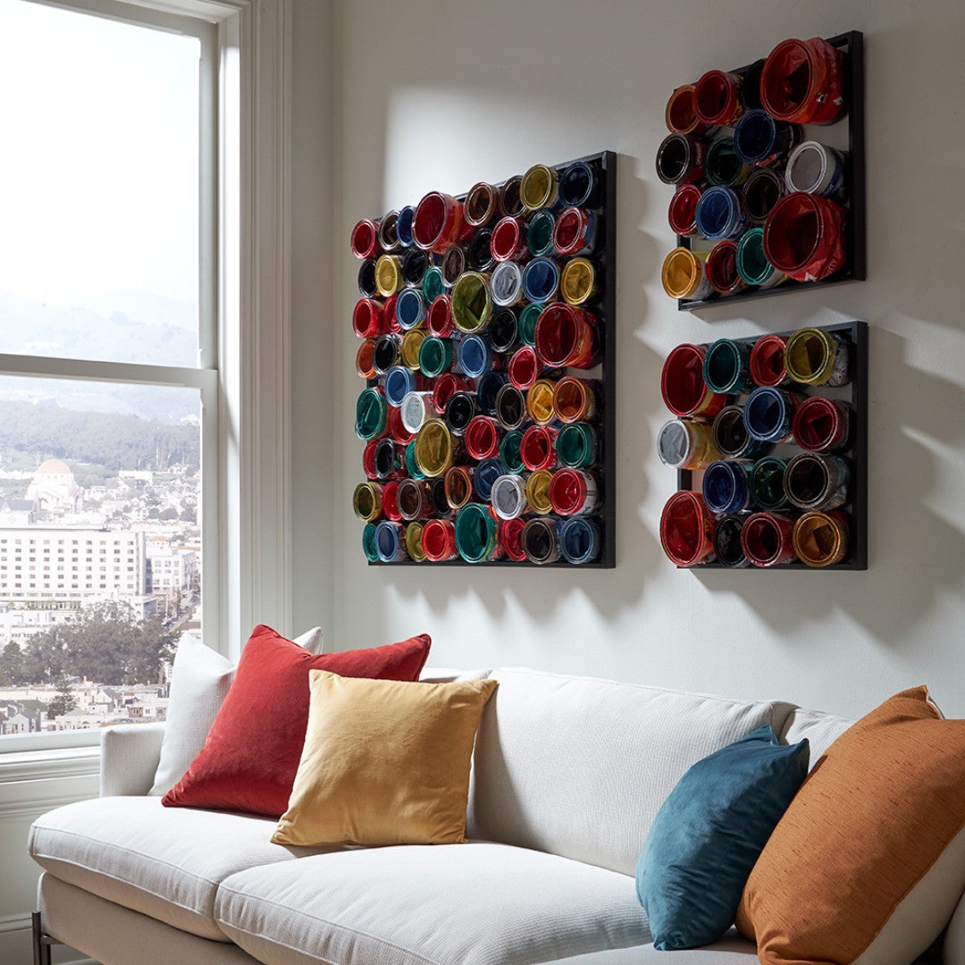 Phillips Collection Home Oversized LTL - Rate to be Quoted Phillips Collection Paint Can Wall Art, Square, Assorted Colors, LG