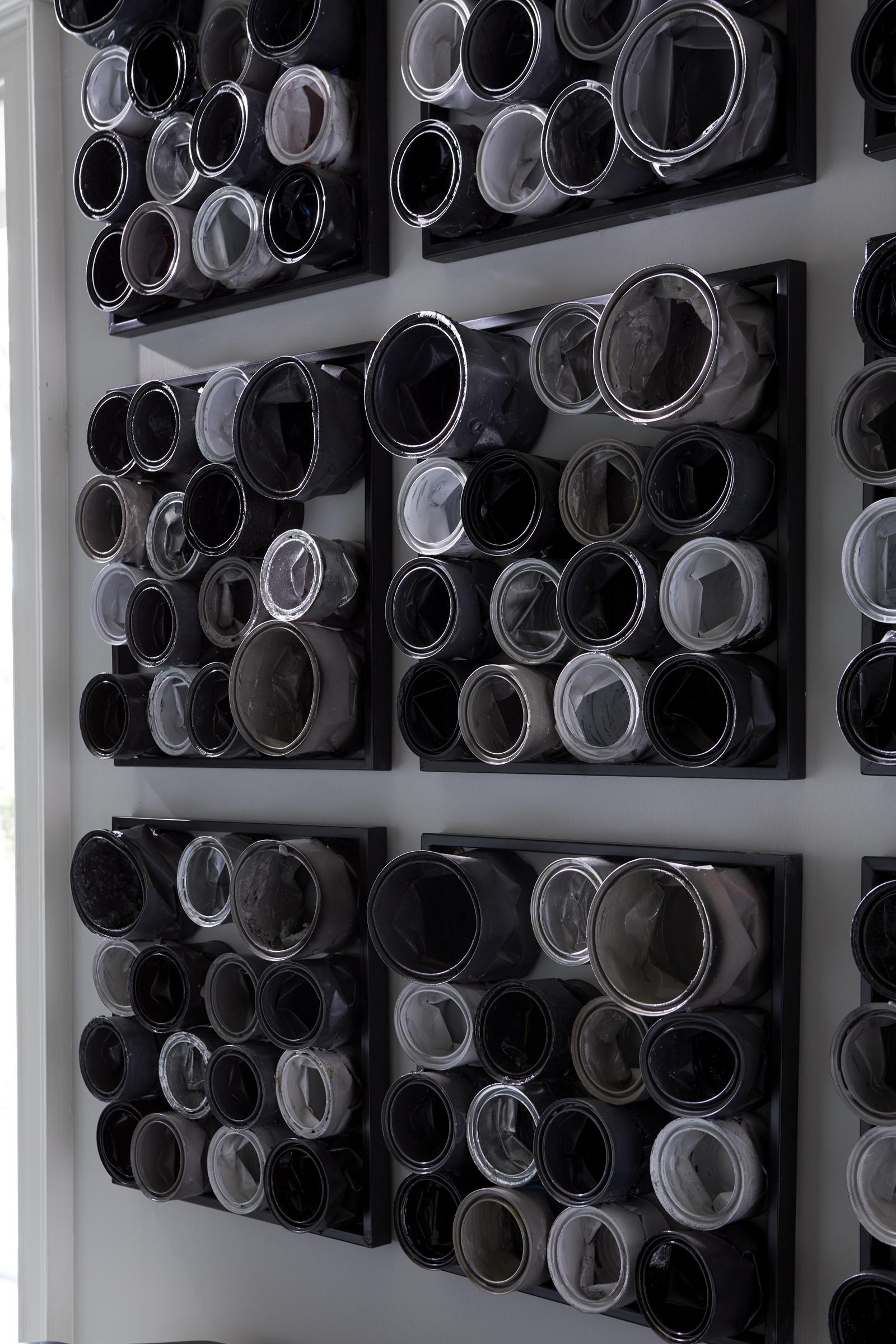 Phillips Collection Home Decor Phillips Collection Paint Can Wall Art, Square, Mixed Neutrals, Assorted SM