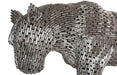 Phillips Collection Home Decor Phillips Collection Panther Pipe Sculpture, Walking, Stainless Steel, Large