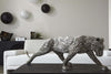 Phillips Collection Home Decor Phillips Collection Panther Pipe Sculpture, Walking, Stainless Steel, Small