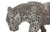 Phillips Collection Home Decor Phillips Collection Panther Pipe Sculpture, Walking, Stainless Steel, Small