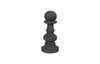 Phillips Collection Home Decor Phillips Collection Pawn Chess Sculpture, Cast Stone Black