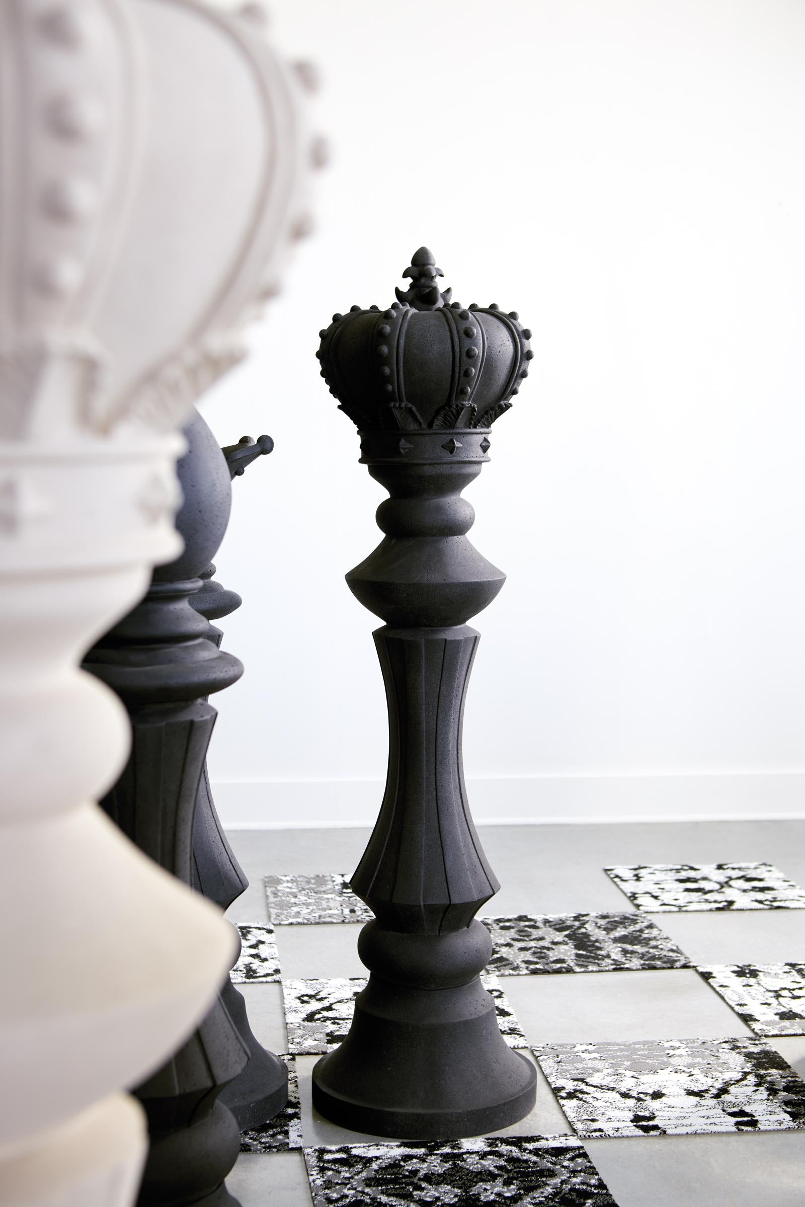 Phillips Collection Home Decor Phillips Collection Pawn Chess Sculpture, Cast Stone White