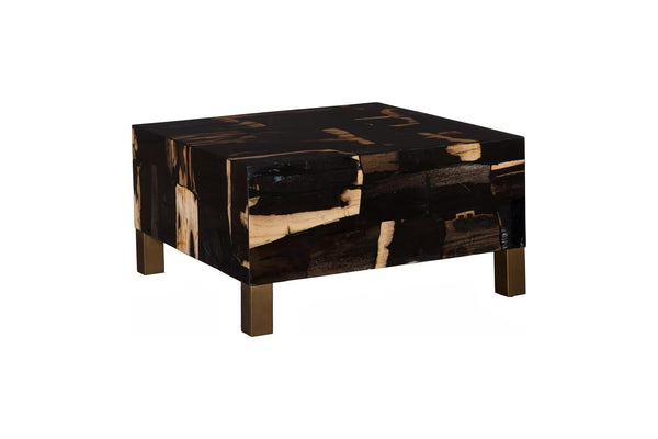 Phillips Collection Home Decor Phillips Collection Petramosaic Coffee Table, With Brass Legs
