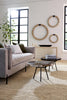 Phillips Collection Home Decor Phillips Collection Petrified Coffee Table, Round, Metal Black Base