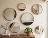 Phillips Collection Home Decor Phillips Collection Petrified Slice Mirror, Copper Frame, Medium