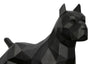Phillips Collection Home Decor Phillips Collection Pitbull Facet Sculpture, Matte Black