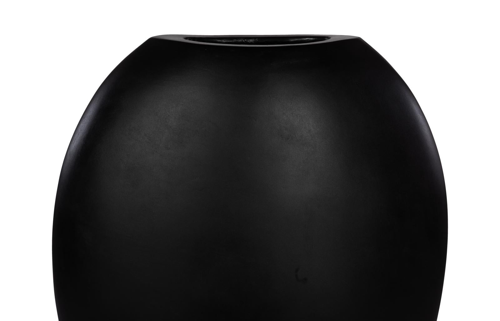 Phillips Collection Home Decor Phillips Collection Pod Vase, Large, Black Matte