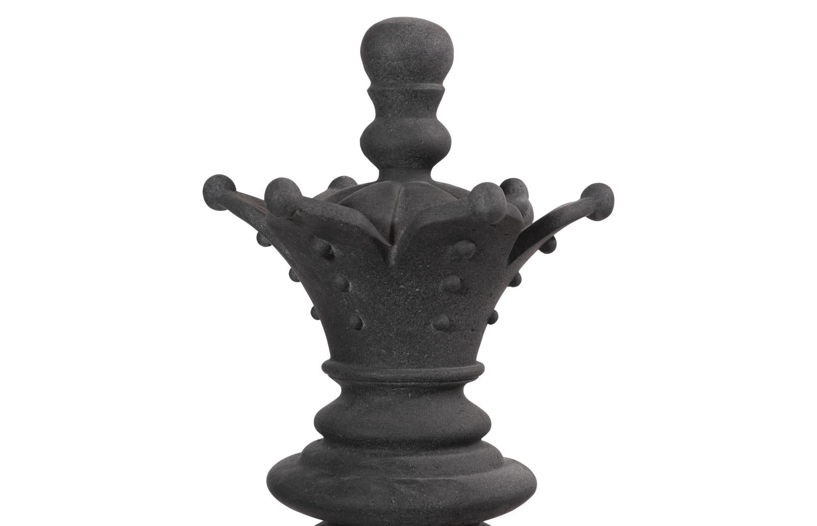 Phillips Collection Home Decor Phillips Collection Queen Chess Sculpture, Cast Stone Black