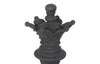 Phillips Collection Home Decor Phillips Collection Queen Chess Sculpture, Cast Stone Black, Small