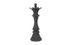 Phillips Collection Home Decor Phillips Collection Queen Chess Sculpture, Cast Stone Black, Small