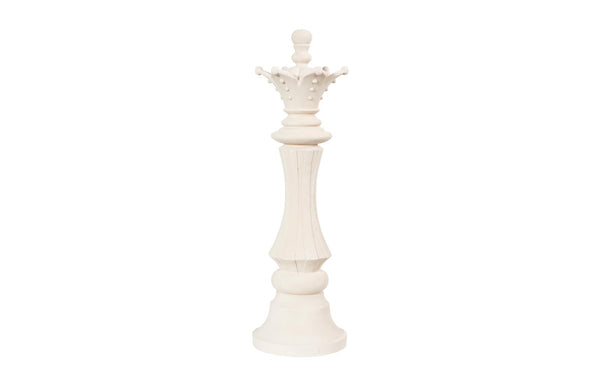 Phillips Collection Home Decor Phillips Collection Queen Chess Sculpture, Cast Stone White