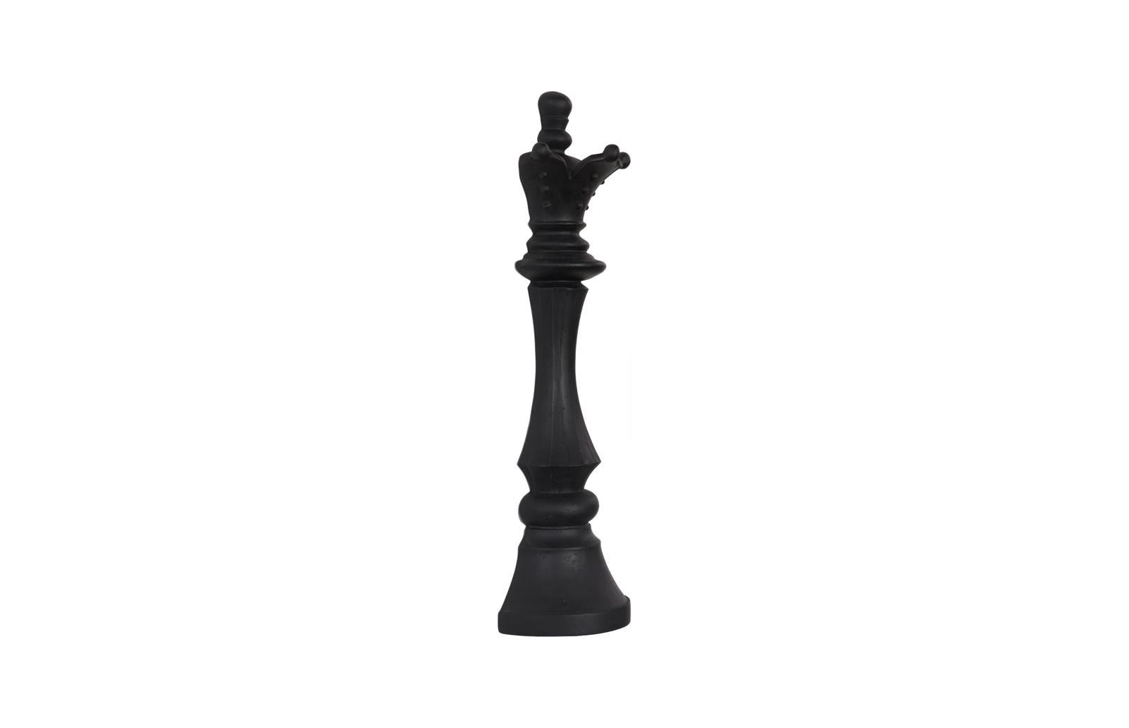 Phillips Collection Home Decor Phillips Collection Queen Chess Wall Decor, Cast Stone Black