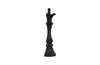 Phillips Collection Home Decor Phillips Collection Queen Chess Wall Decor, Cast Stone Black