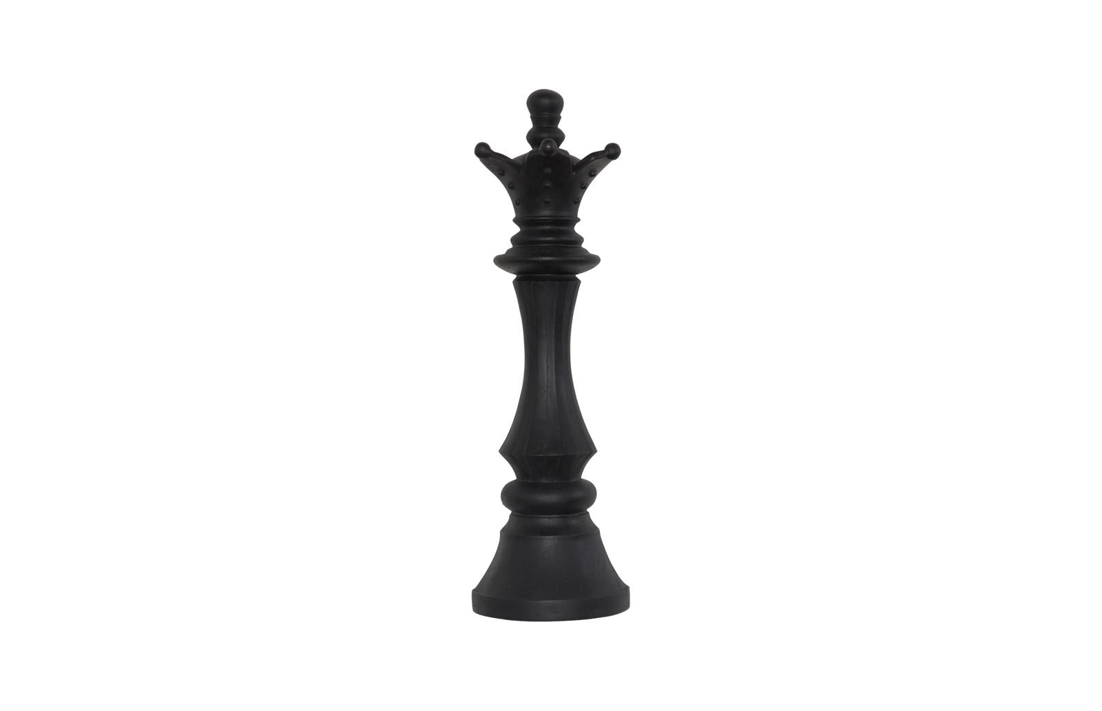 Phillips Collection Home Decor Phillips Collection Queen Chess Wall Decor, Cast Stone Black