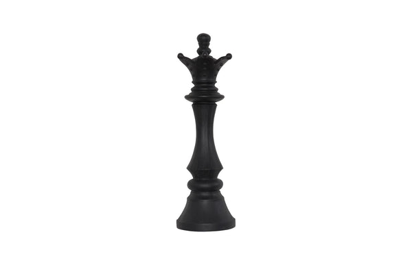 Phillips Collection Home Decor Phillips Collection Queen Chess Wall Decor, Cast Stone Black