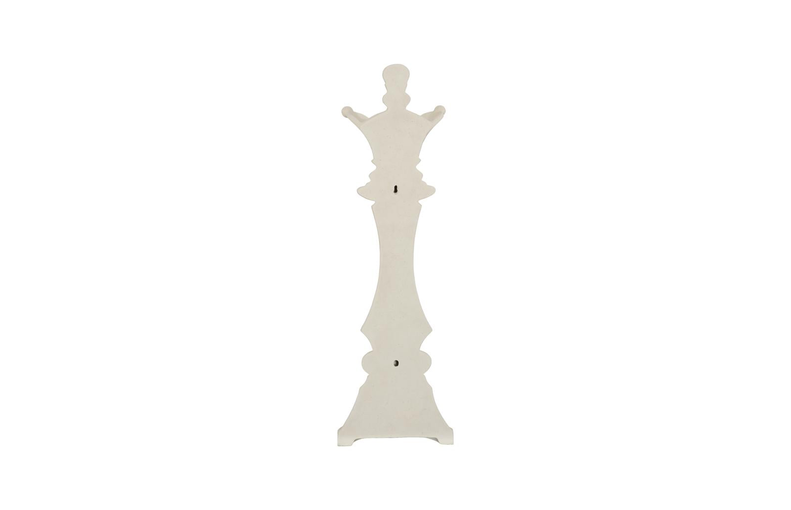 Phillips Collection Home Decor Phillips Collection Queen Chess Wall Decor, Cast Stone White