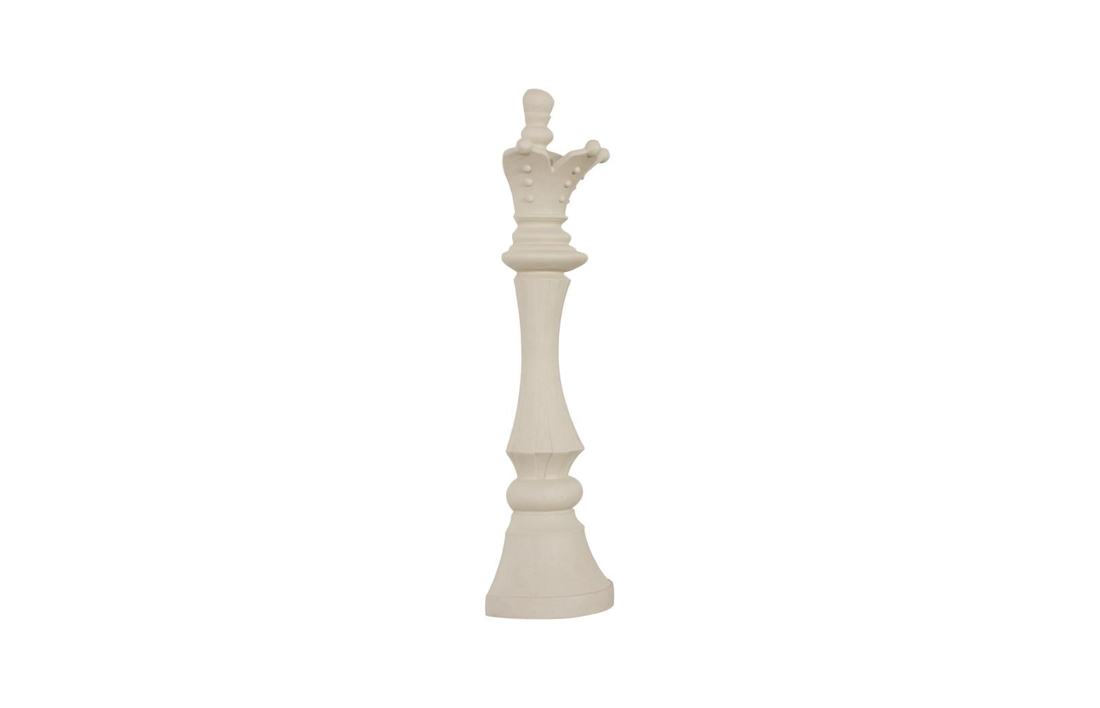 Phillips Collection Home Decor Phillips Collection Queen Chess Wall Decor, Cast Stone White