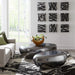 Phillips Collection Home Phillips Collection River Stone Coffee Table, Liquid Silver, Small