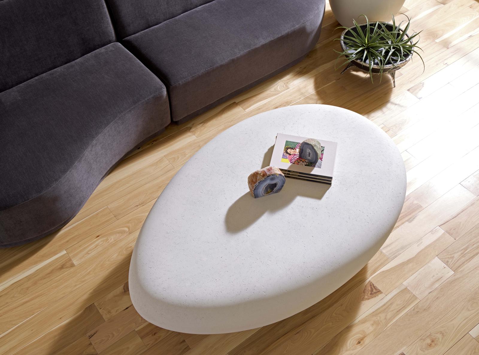Phillips Collection Home Decor Phillips Collection River Stone Coffee Table, Roman Stone, Extra Large