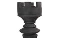 Phillips Collection Home Decor Phillips Collection Rook Chess Sculpture, Cast Stone Black