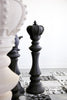 Phillips Collection Home Decor Phillips Collection Rook Chess Sculpture, Cast Stone White