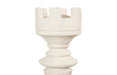 Phillips Collection Home Decor Phillips Collection Rook Chess Sculpture, Cast Stone White
