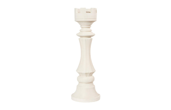 Phillips Collection Home Decor Phillips Collection Rook Chess Sculpture, Cast Stone White