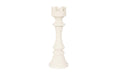 Phillips Collection Home Decor Phillips Collection Rook Chess Sculpture, Cast Stone White, Small
