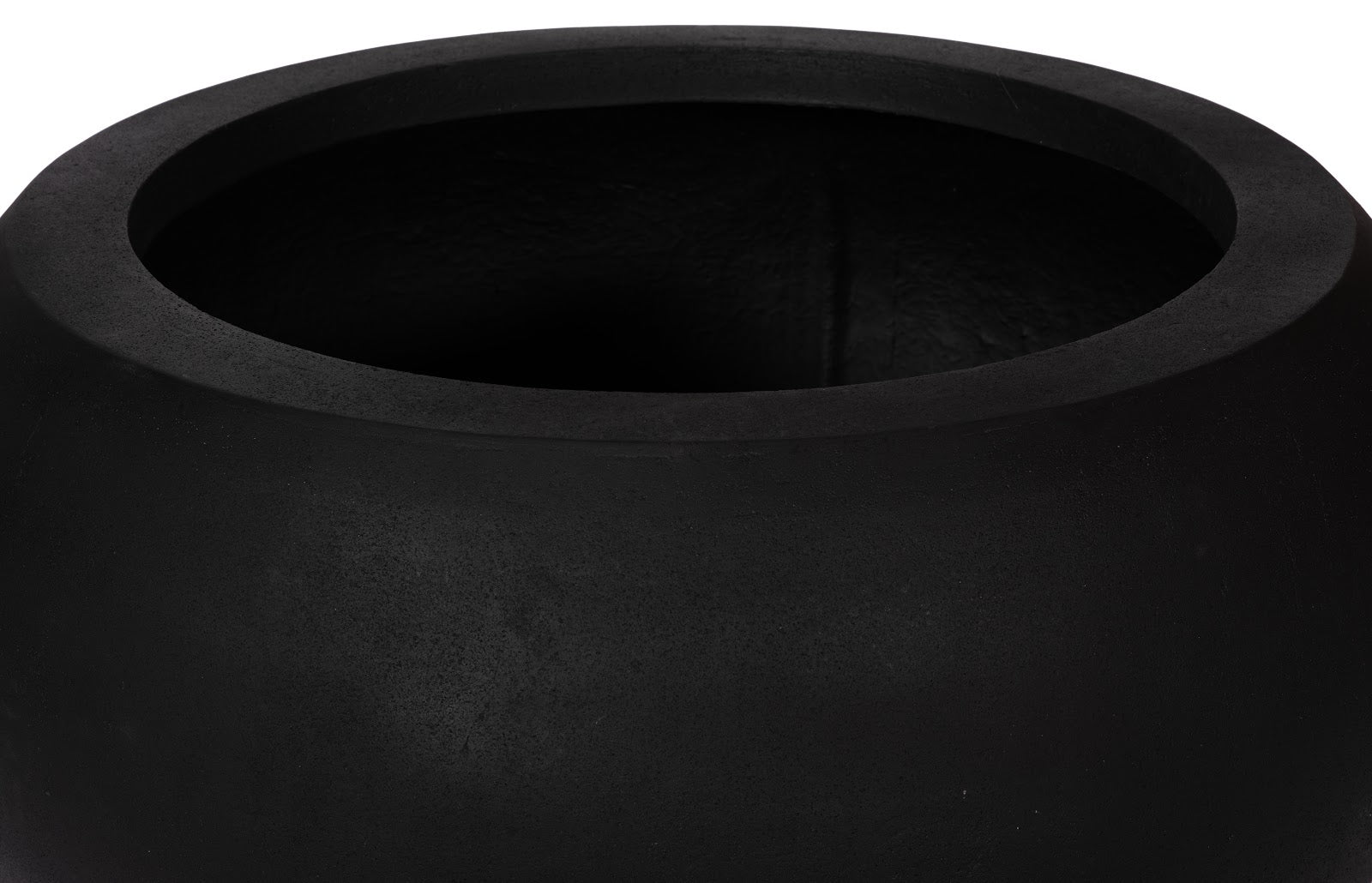 Phillips Collection Home Decor Phillips Collection Rounded Planter, Large, Black