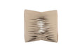 Phillips Collection Home Decor Phillips Collection Seat Belt Ottoman,  Beige/Beige