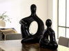 Phillips Collection Home Decor Phillips Collection Seated Sculpture, Gel Coat Black