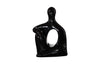 Phillips Collection Home Decor Phillips Collection Seated Sculpture, Gel Coat Black