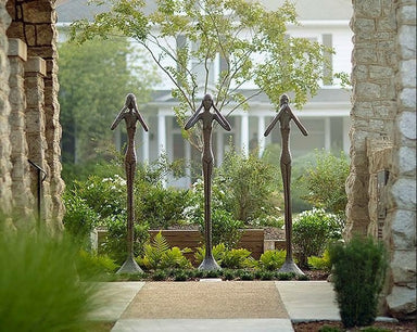 Phillips Collection Home Oversized LTL - Rate to be Quoted Phillips Collection See No Evil Slender Sculpture, Large, Resin, Bronze Finish