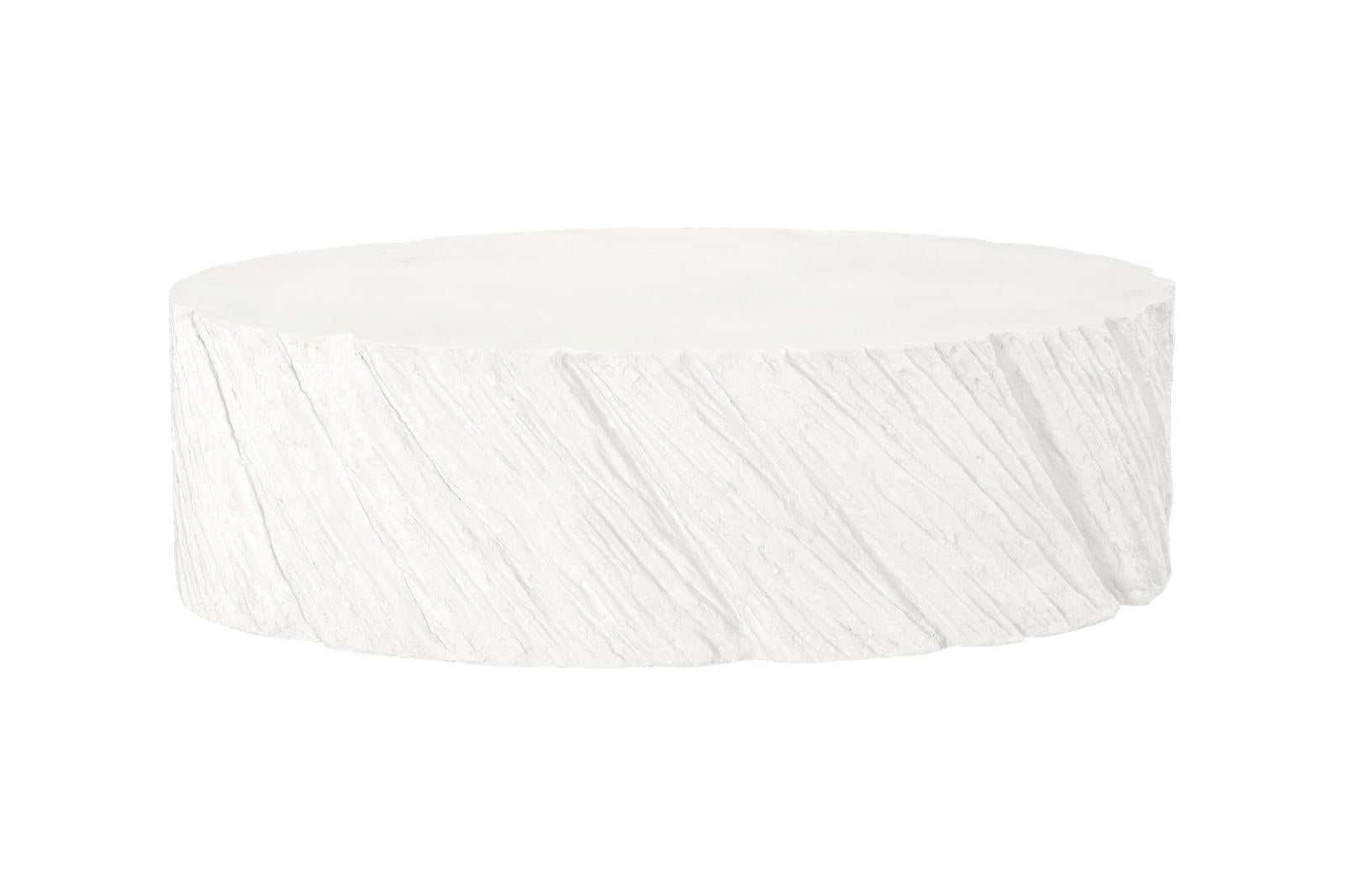Phillips Collection Home Decor Phillips Collection Shear Coffee Table, Oval, White Stone