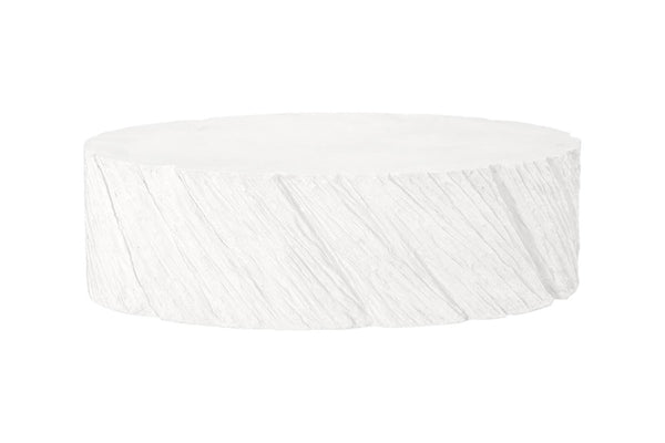 Phillips Collection Home Decor Phillips Collection Shear Coffee Table, Oval, White Stone