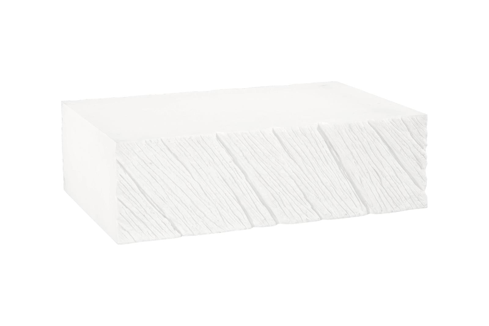 Phillips Collection Home Decor Phillips Collection Shear Coffee Table, Rectangle, White Stone