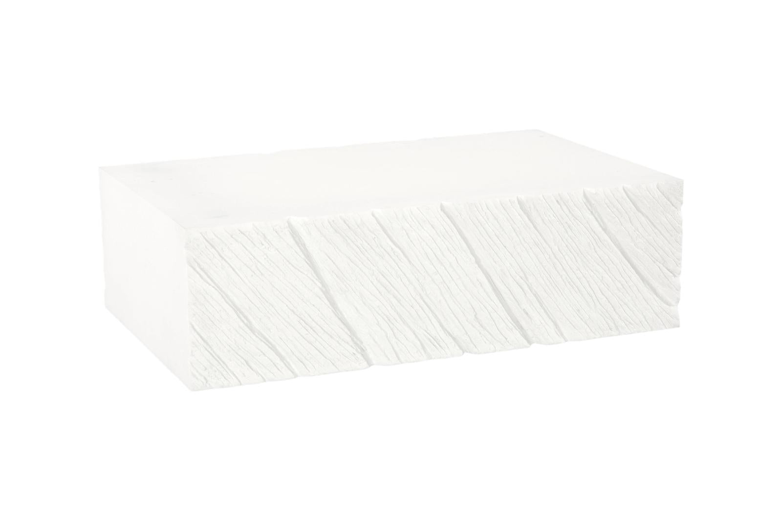 Phillips Collection Home Decor Phillips Collection Shear Coffee Table, Rectangle, White Stone