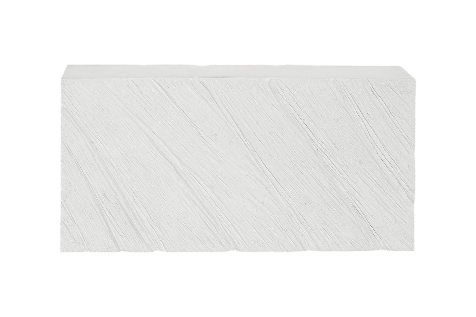 Phillips Collection Home Decor Phillips Collection Shear Console  Table, Rectangle, White Stone