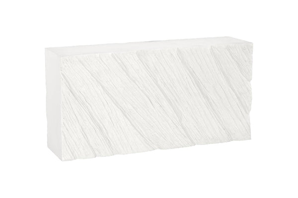 Phillips Collection Home Decor Phillips Collection Shear Console  Table, Rectangle, White Stone